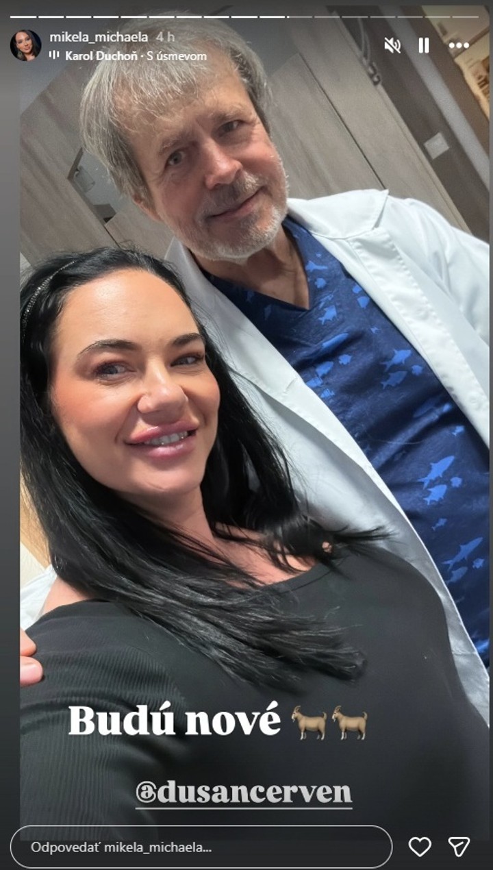 Mikela Vlček, Influencerka, Prsia,, Operácia